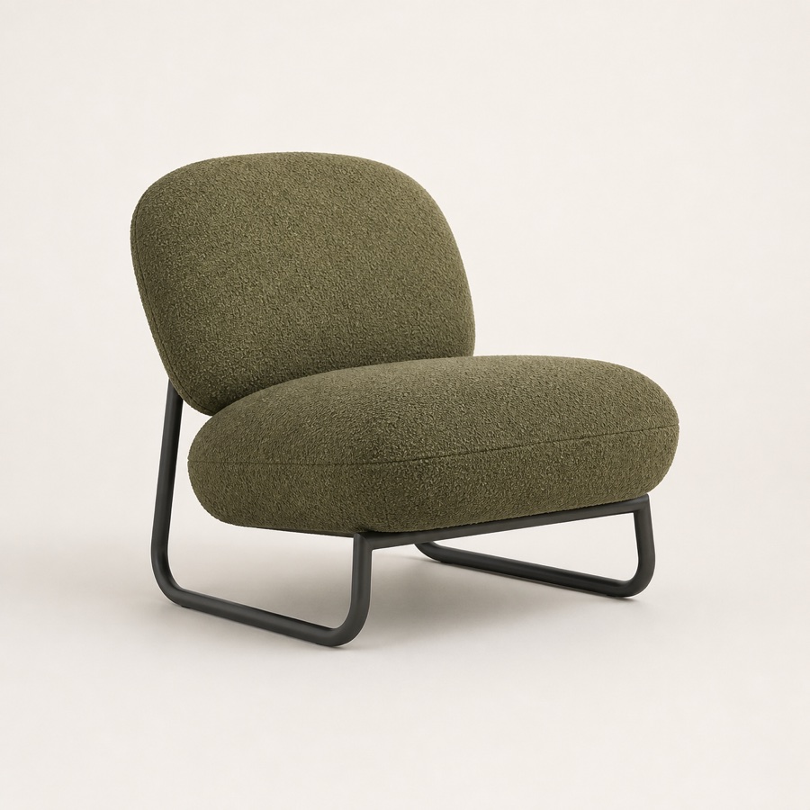 Lounge chair image-to-3D input